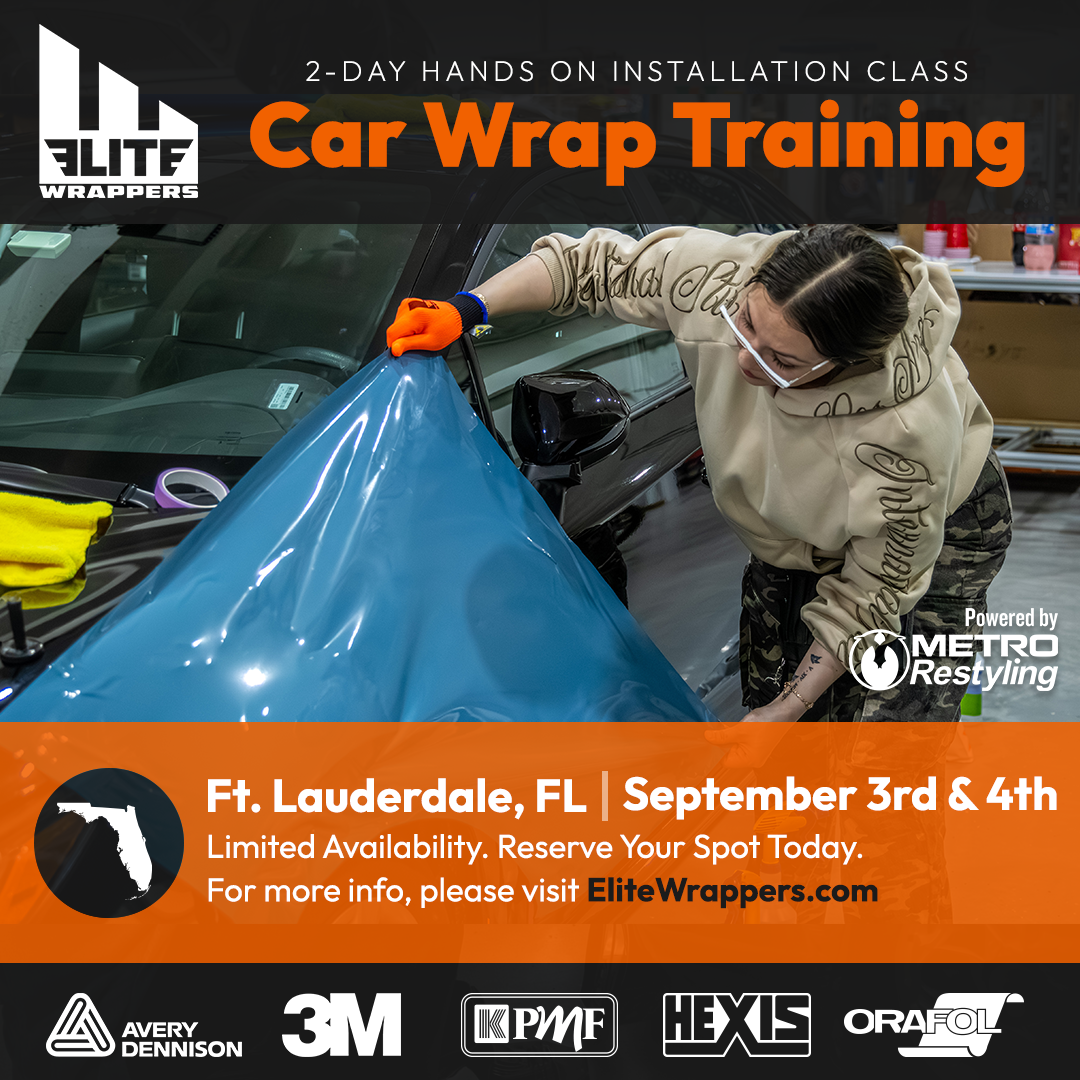 Car Wrap Training Class - FL - September 3rd & 4th, 2026