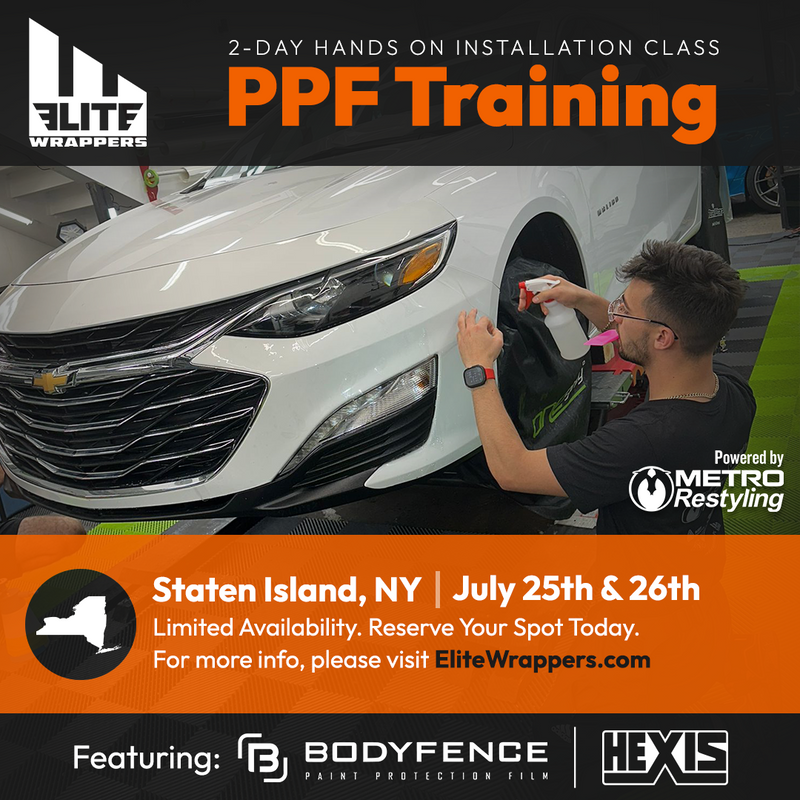 Paint Protection Film Training Class - NY - July 25th & 26th, 2026