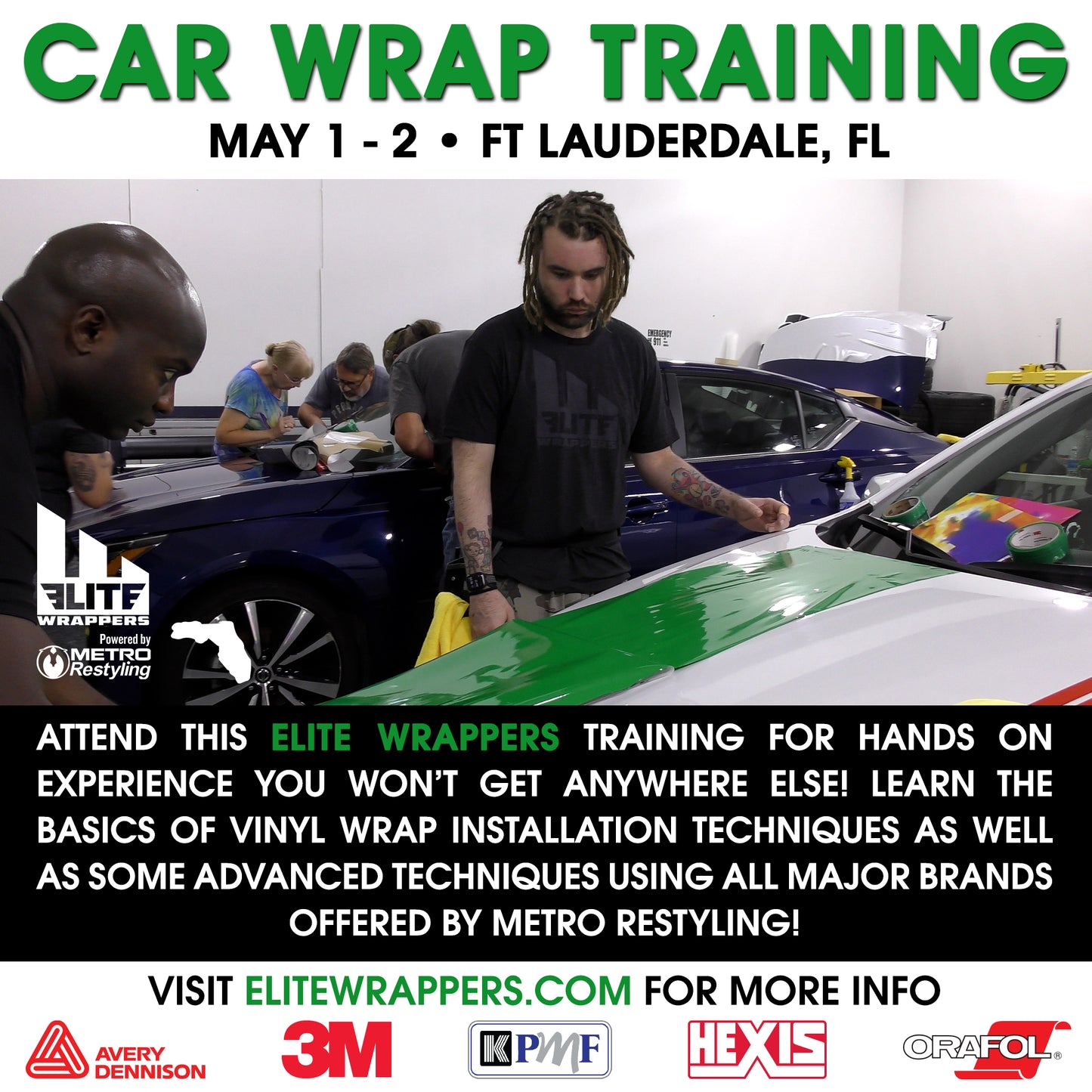 Car Wrap Training Class - FL - May 1st & 2nd, 2025