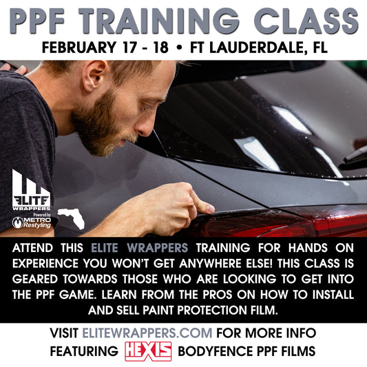 Paint Protection Film Training Class - FL - February 17th & 18th, 2026