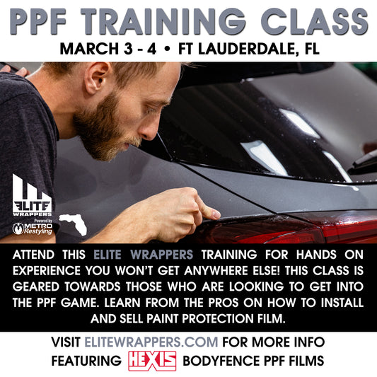 Paint Protection Film Training Class in Florida