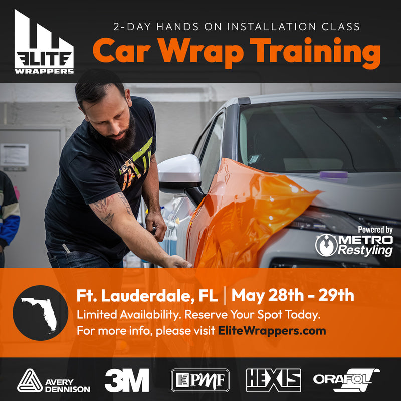 Car Wrap Training Class - FL - May 28th & 29th 2026