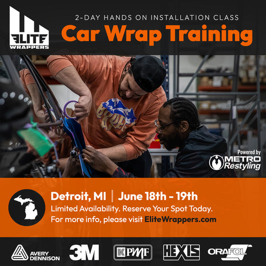 Car Wrap Training Class - MI - June 18th & 19th, 2026