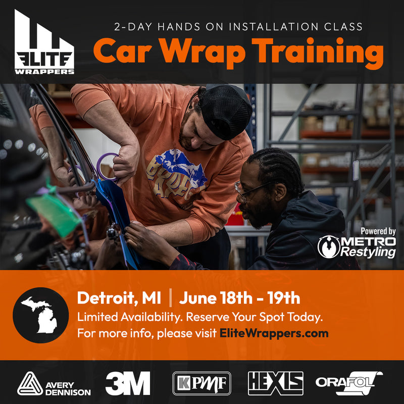 Car Wrap Training Class - MI - June 18th & 19th, 2026