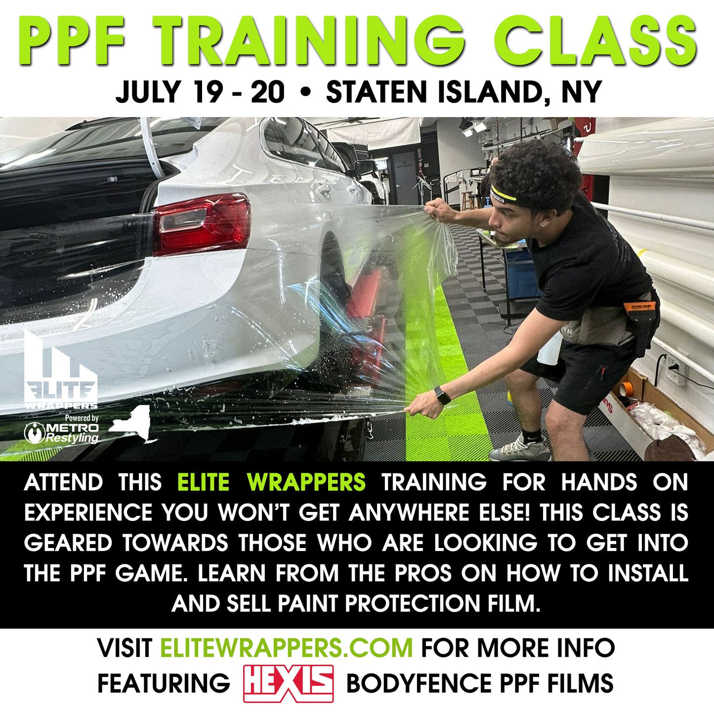 Paint Protection Film Training Class