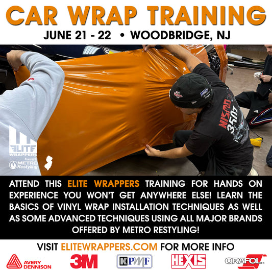 Car Wrap Training Class - NJ - June 21st & 22nd, 2025