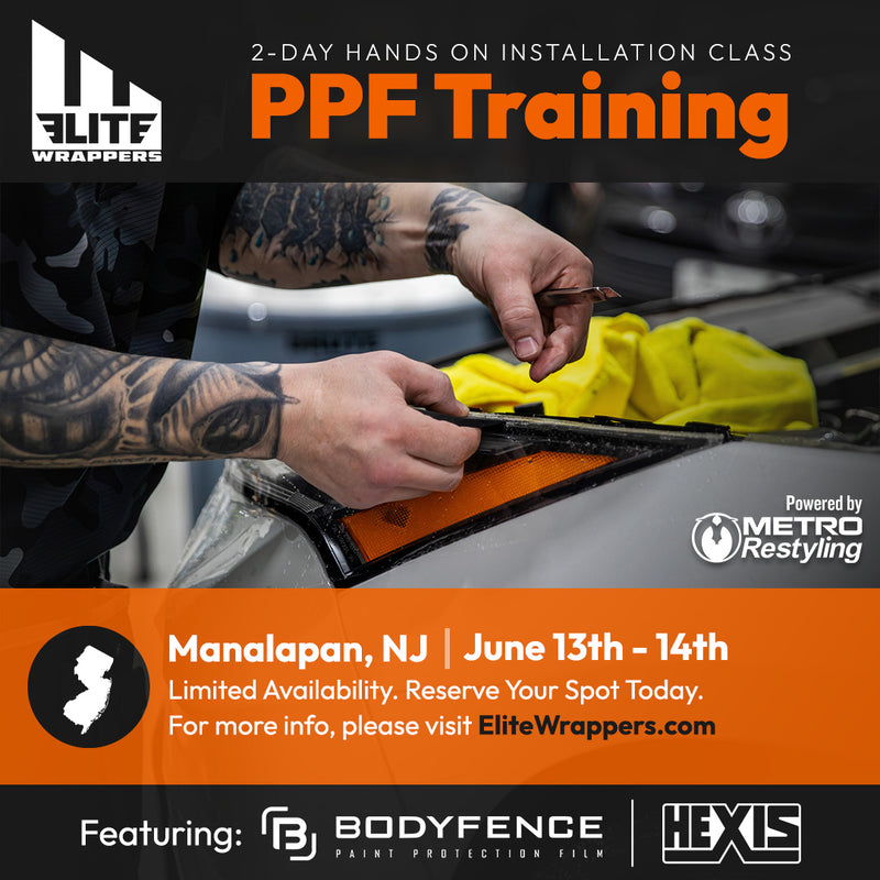 Paint Protection Film Training Class - NJ - June 13th & 14th, 2026