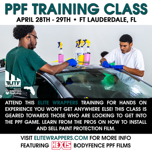 Paint Protection Film Training Class - FL - April 28th & 29th, 2026