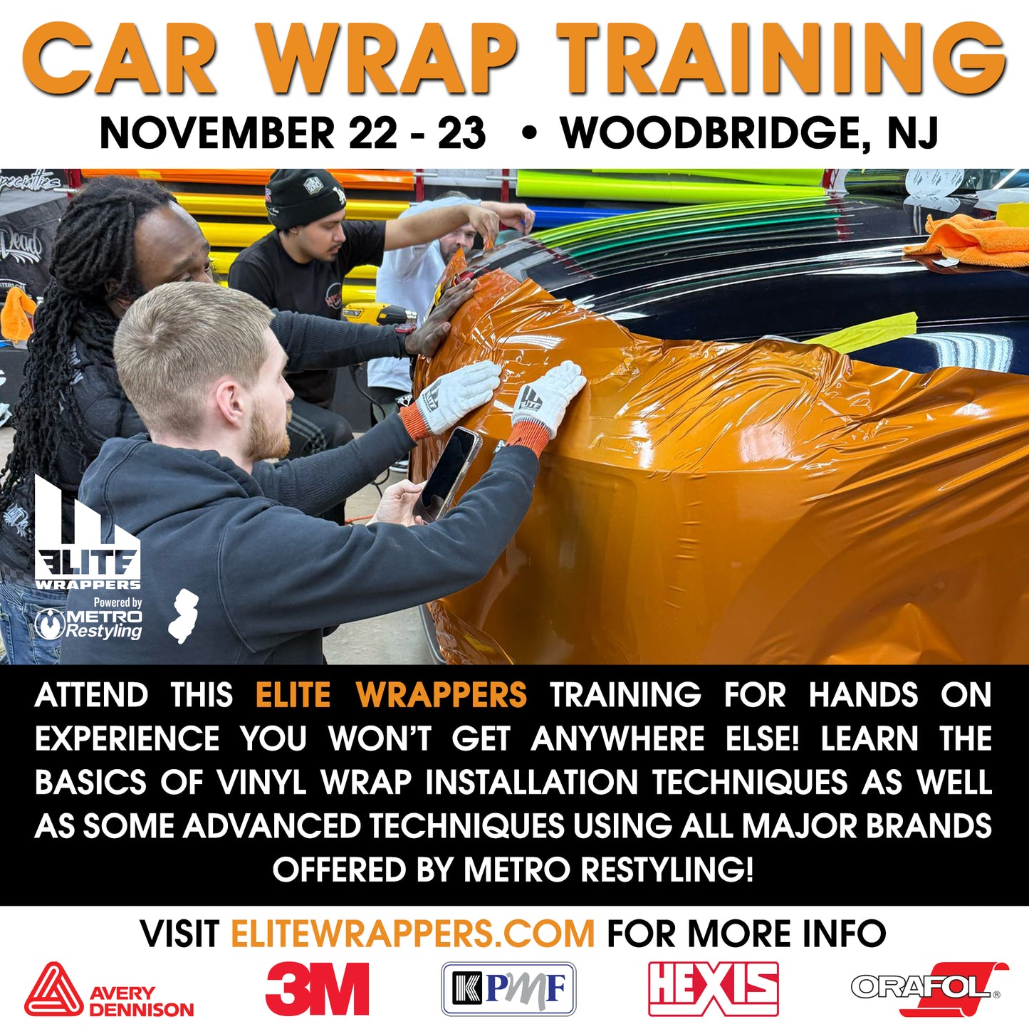 Car Wrap Training Class in New Jersey